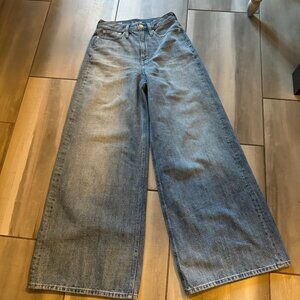 J.Cew High Rise Superwide-Leg, Size 25 (Run Big, about one size)